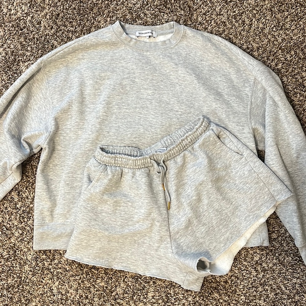 “We Wore What” sweat set